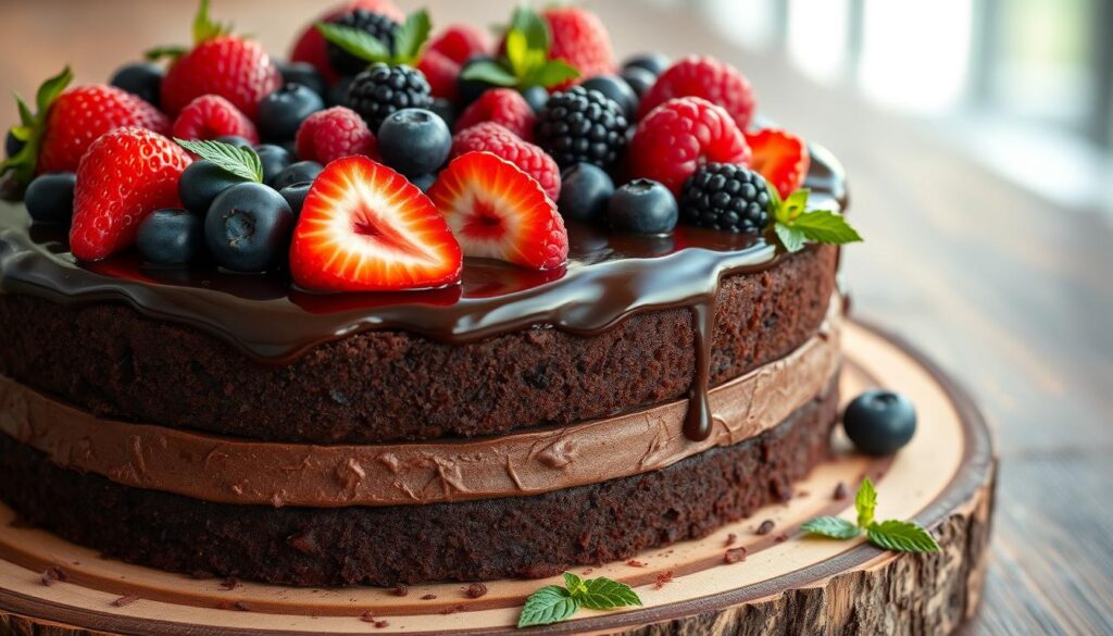 Chocolate Berry Cake