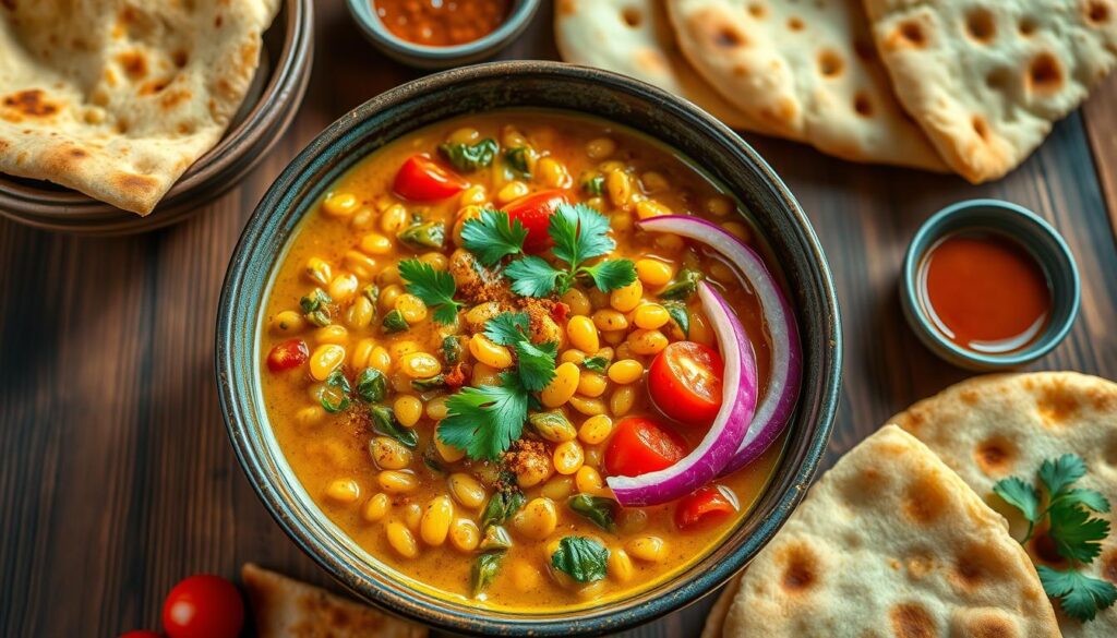 Customized lentil curry