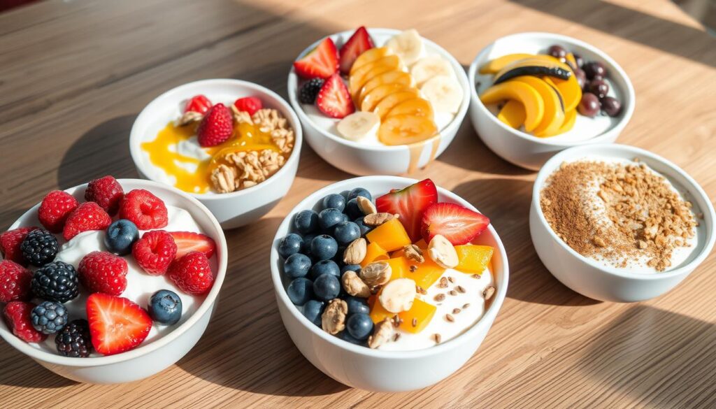 Yogurt breakfast bowls