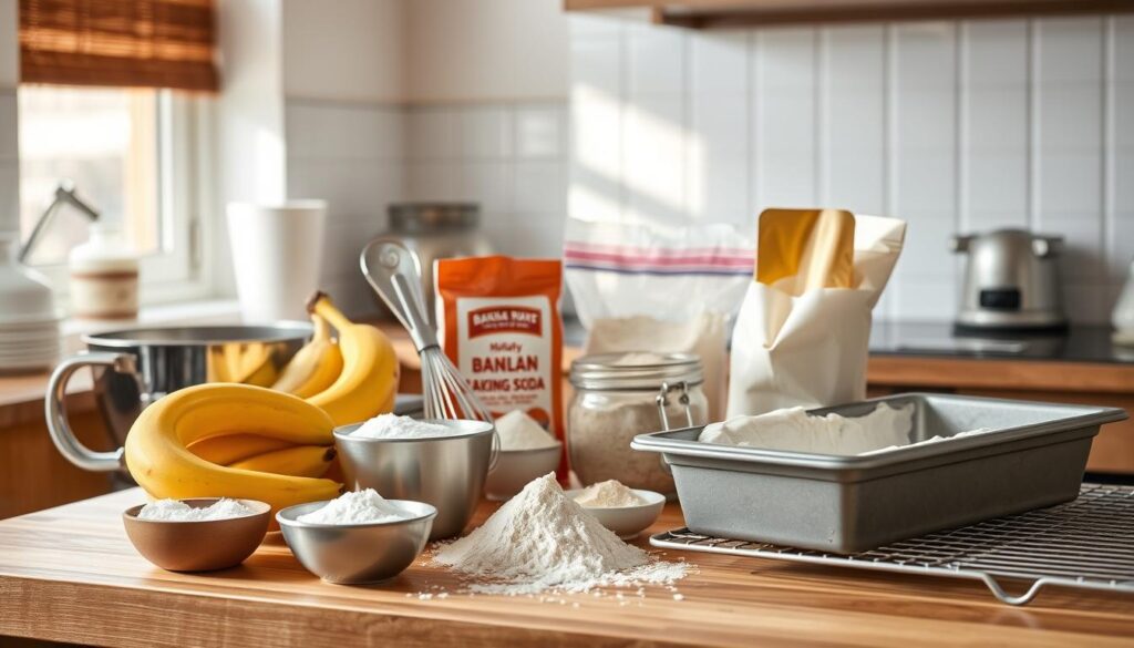 banana bread baking tools