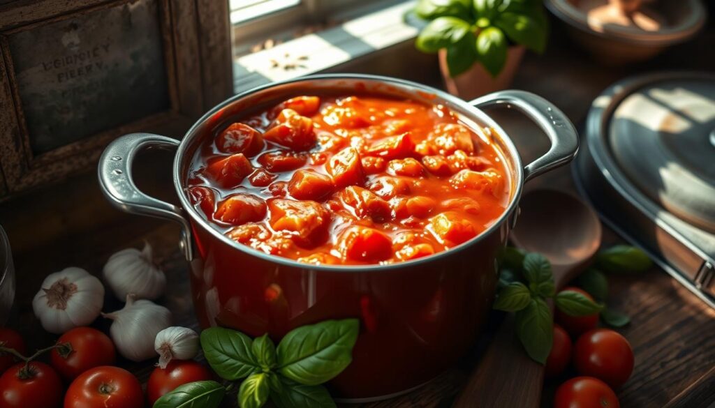 homemade tomato sauce