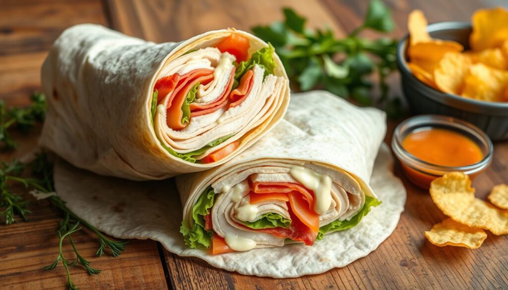 turkey club wrap